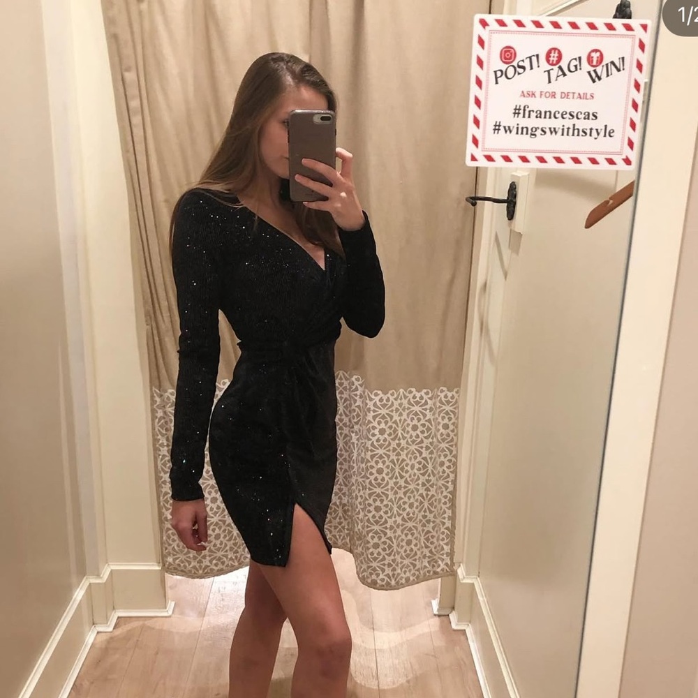 Sparkly Black New Years Eve Dress